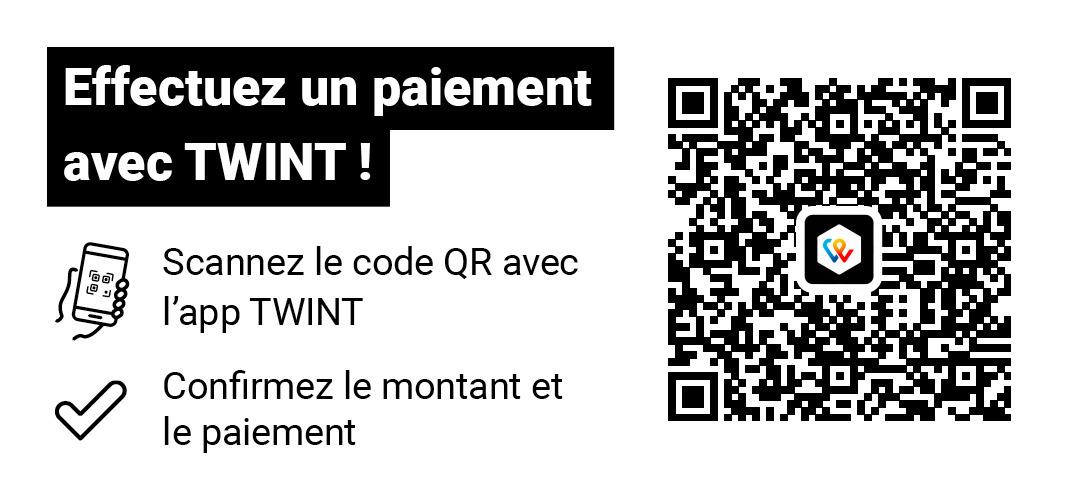 qr code pour paiement par twint